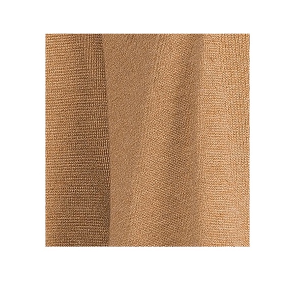 Women's Tan Open Front Cardigan - Picture 3 of 4